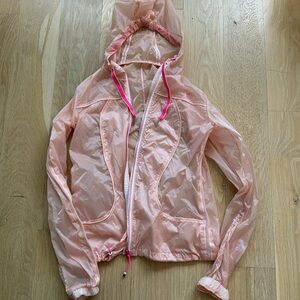 Lululemon light pink windbreaker
